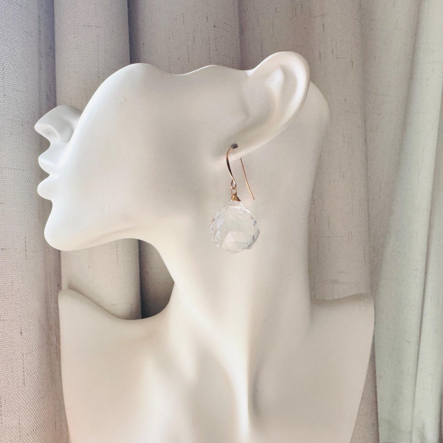 Glass Crystal Earrings, Prism Earrings, Boho Chic Earrings, Trendy Jewelry 2026, Mothers Day Gift From Daughter, Witchy Gifts for Her