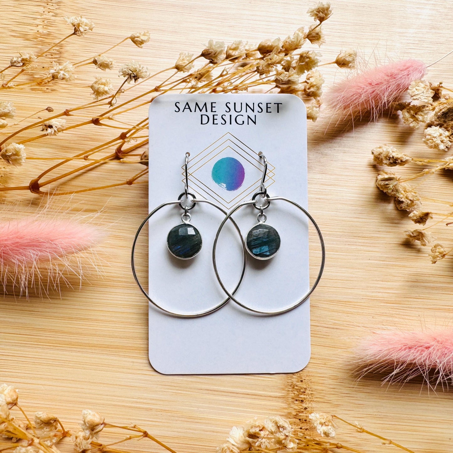 Labradorite Earrings, Silver Hoop Earrings, Natural Gemstone Jewelry, Wedding Jewelry, Trendy Jewelry 2026, Boho, Mothers Day Gift Ideas