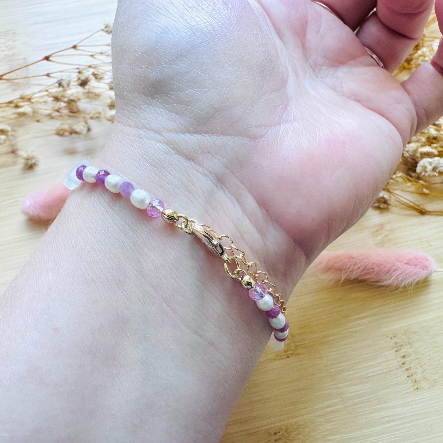 Beaded Bracelets for Women, Pearl Bracelet, Flower Bracelet, Star Bracelet, Fairycore Bracelet, Mothers Day Gift Ideas, Kawaii Gifts