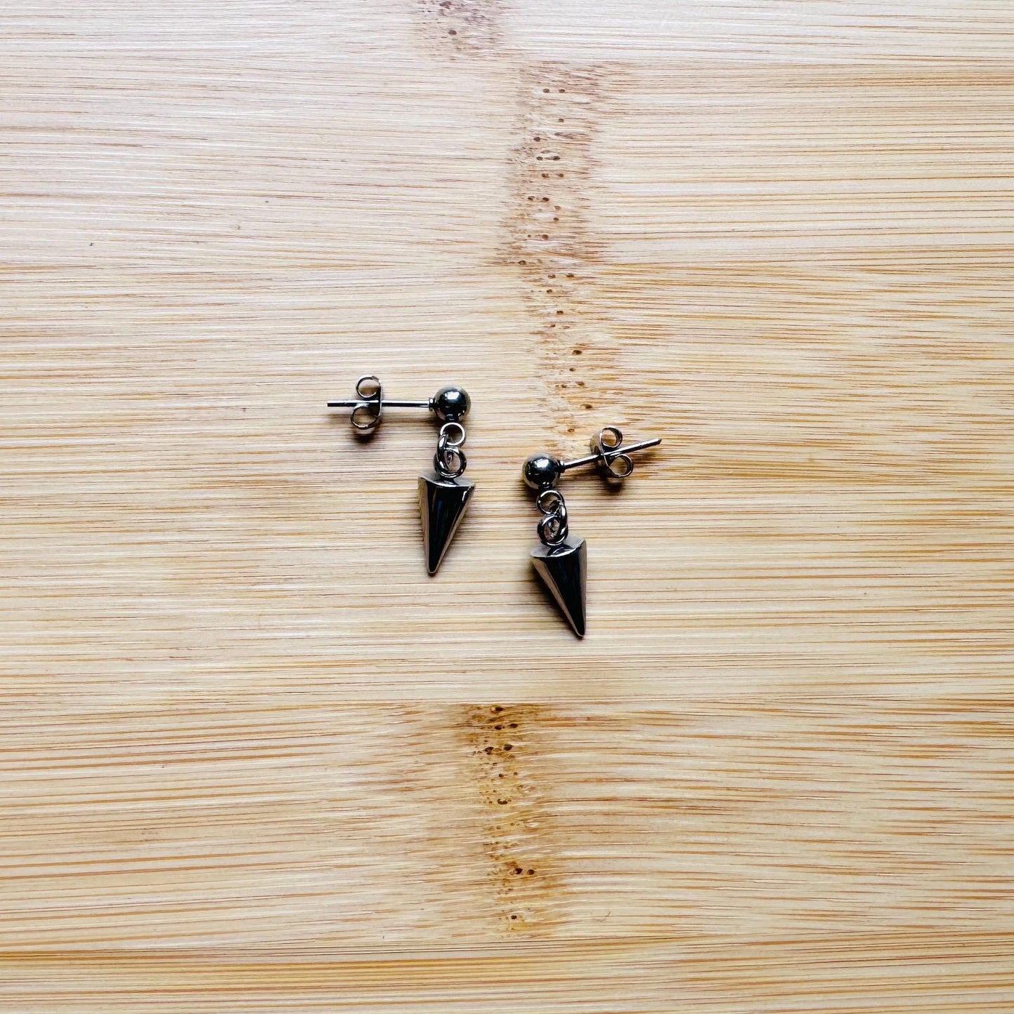 Spike Stud Earrings, Punk Jewelry Men, Goth Jewelry, Sweet 16 Gift for Niece, 90s Vibes, Unique Birthday Gift for Best Friend, Post Earrings