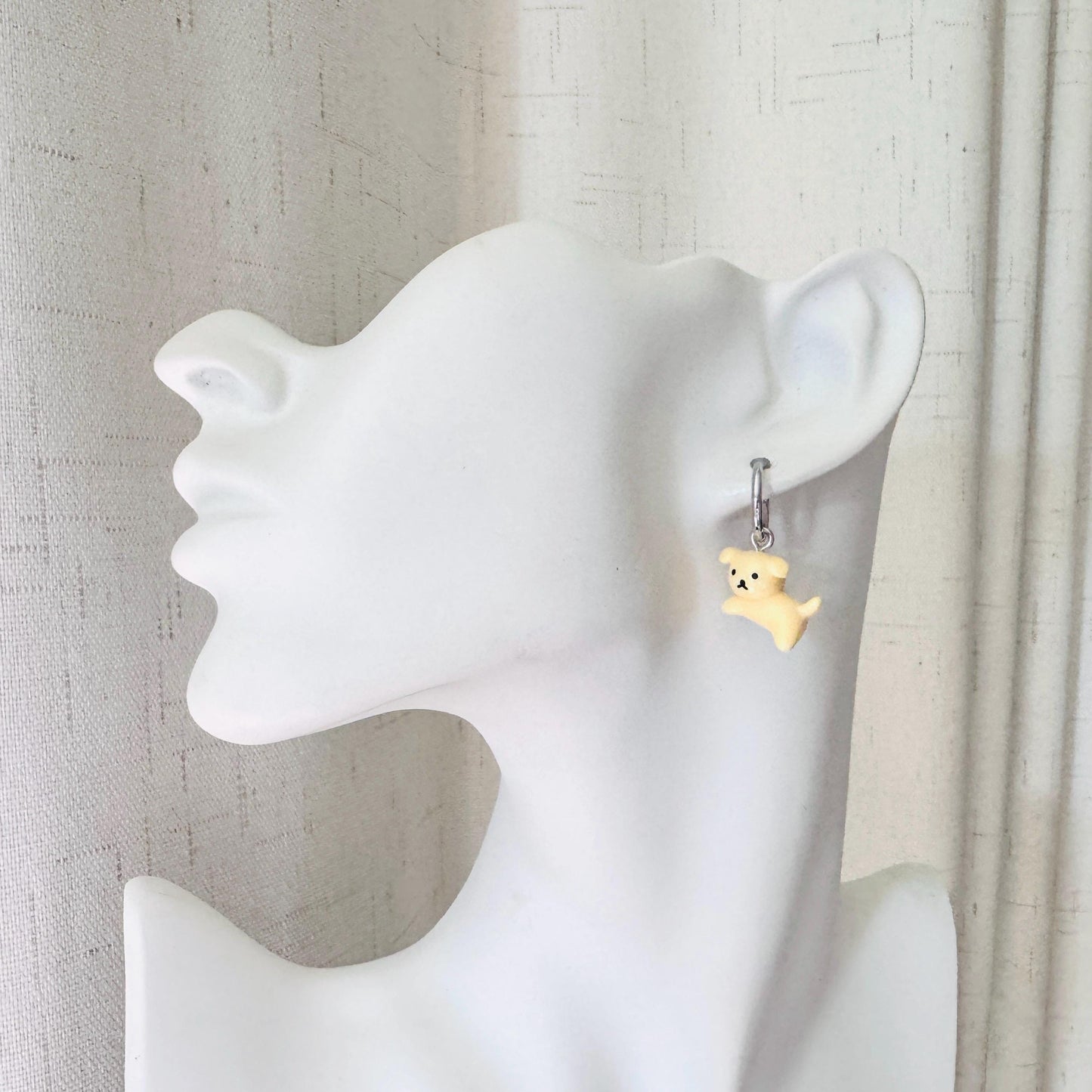 Dog Earrings Dangle, Cute Earrings, Trendy Jewelry for Teens, Huggie Hoop Jewelry, Dog Lover Gifts, Unique Birthday Gift for Best Friend