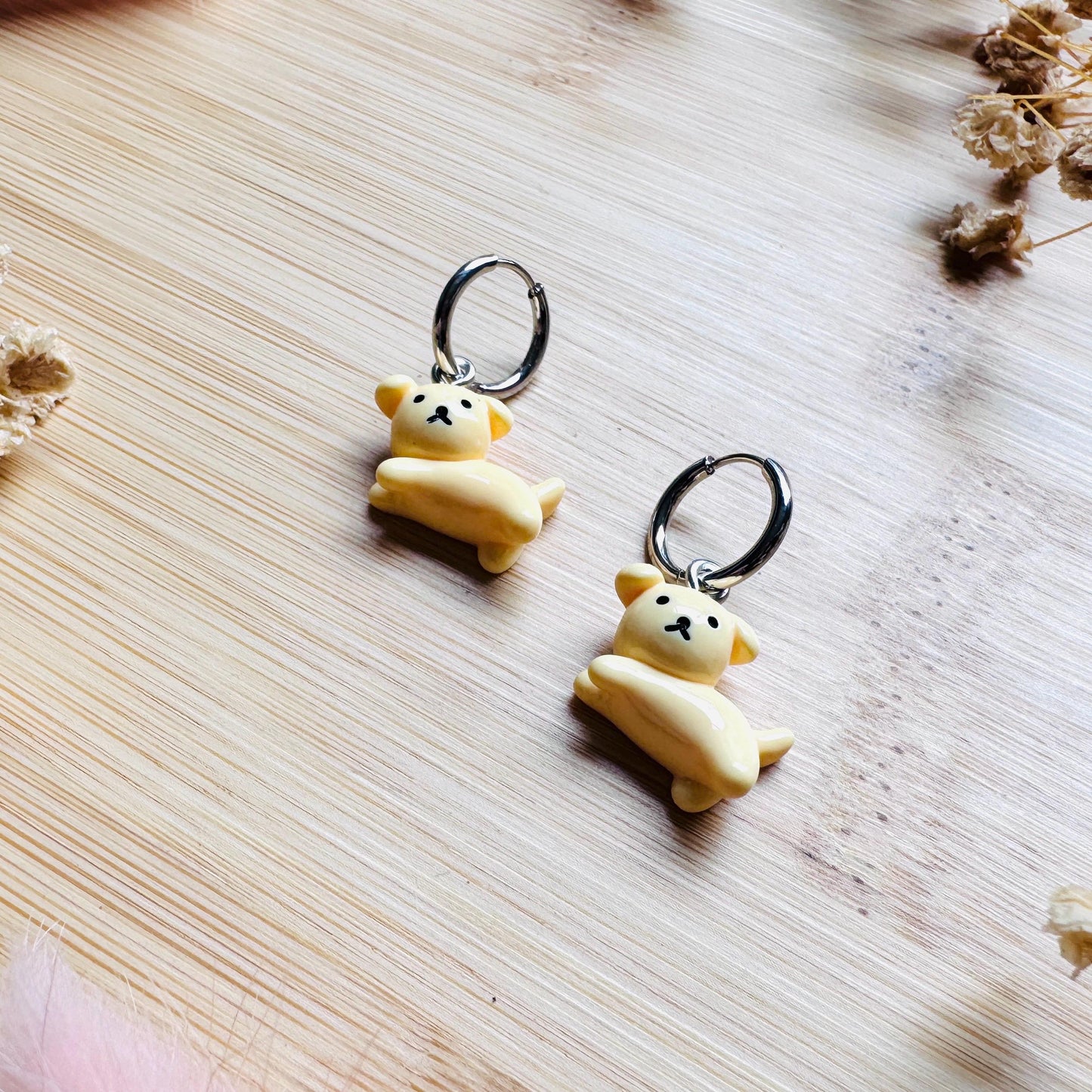 Dog Earrings Dangle, Cute Earrings, Trendy Jewelry for Teens, Huggie Hoop Jewelry, Dog Lover Gifts, Unique Birthday Gift for Best Friend