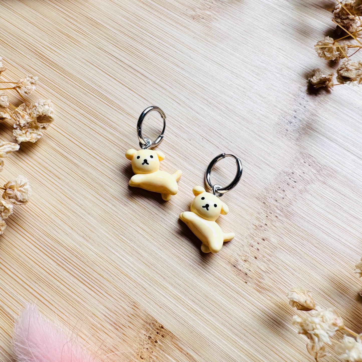 Dog Earrings Dangle, Cute Earrings, Trendy Jewelry for Teens, Huggie Hoop Jewelry, Dog Lover Gifts, Unique Birthday Gift for Best Friend