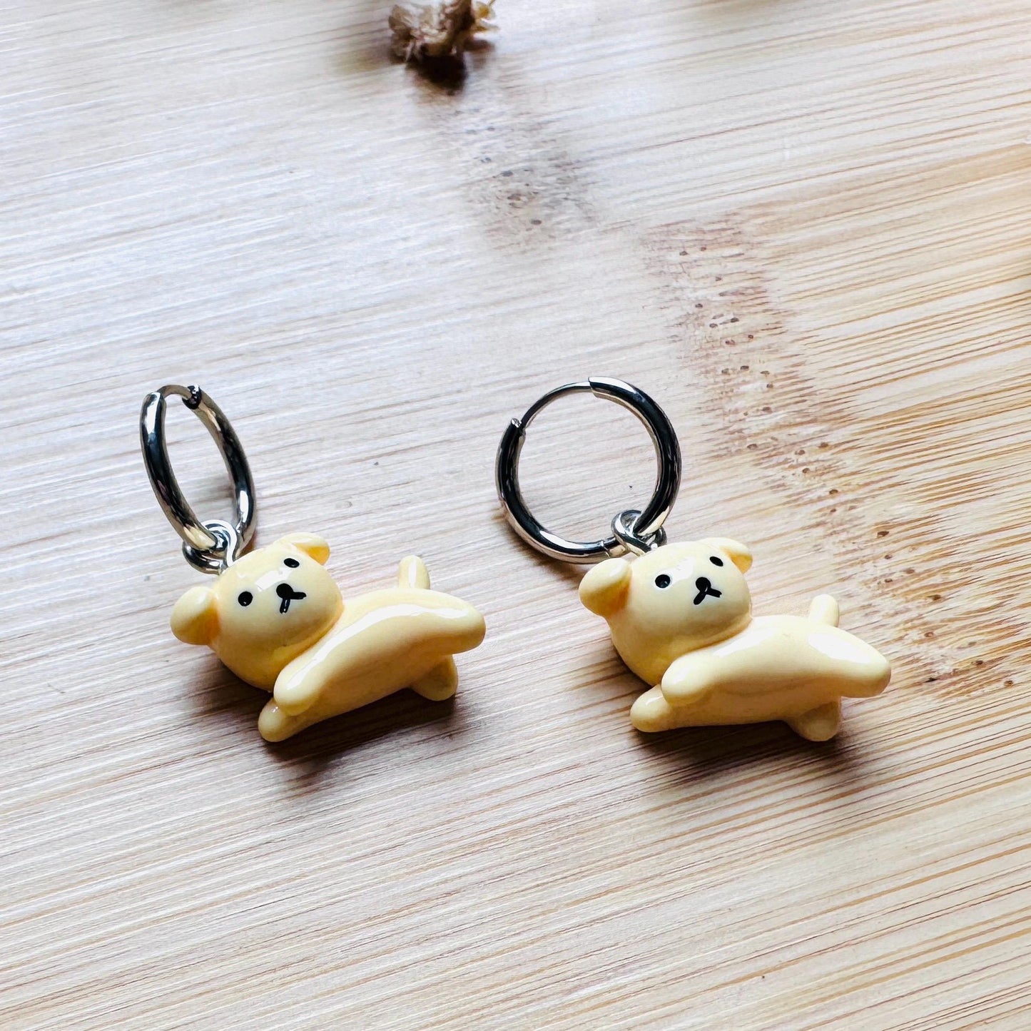 Dog Earrings Dangle, Cute Earrings, Trendy Jewelry for Teens, Huggie Hoop Jewelry, Dog Lover Gifts, Unique Birthday Gift for Best Friend