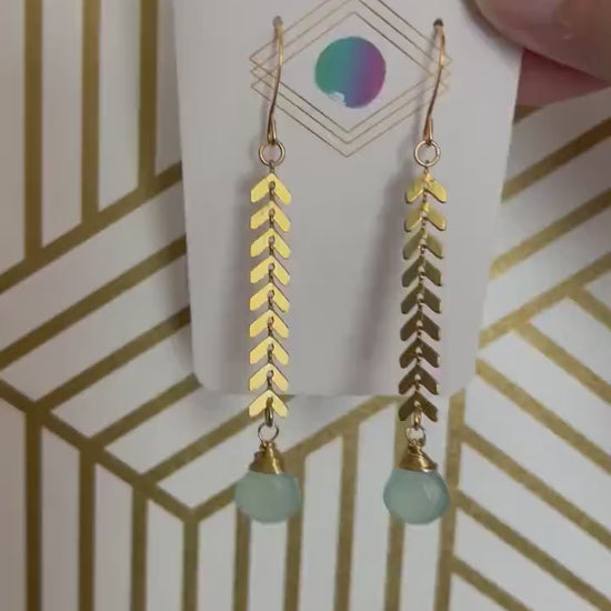 Chalcedony Earrings, Festival Earrings, Witchy Earrings, Unique Gifts for Sister, Unique Christmas Gifts for Friends, Xmas Gifts for Mom
