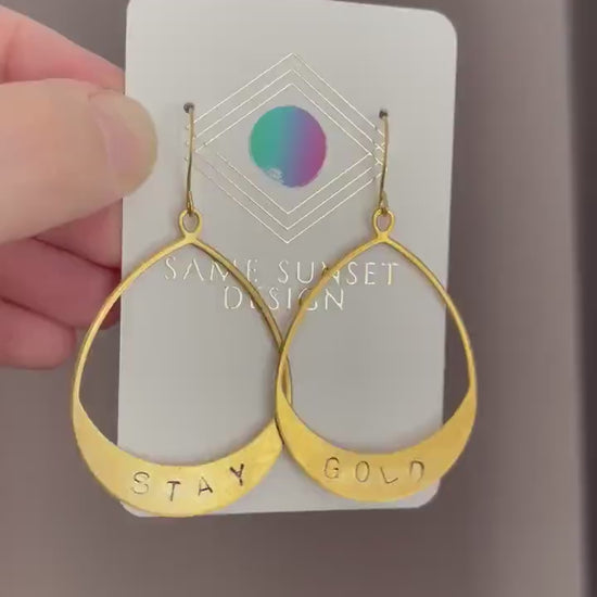 Book Earrings, Brass Earrings Dangle, Unique Birthday Gift for Sister in Law, Trendy Jewelry for Teens, Mothers Day Gift from Daughter