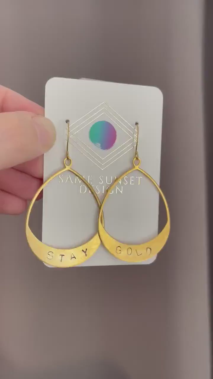Book Earrings, Brass Earrings Dangle, Unique Birthday Gift for Sister in Law, Trendy Jewelry for Teens, Mothers Day Gift from Daughter